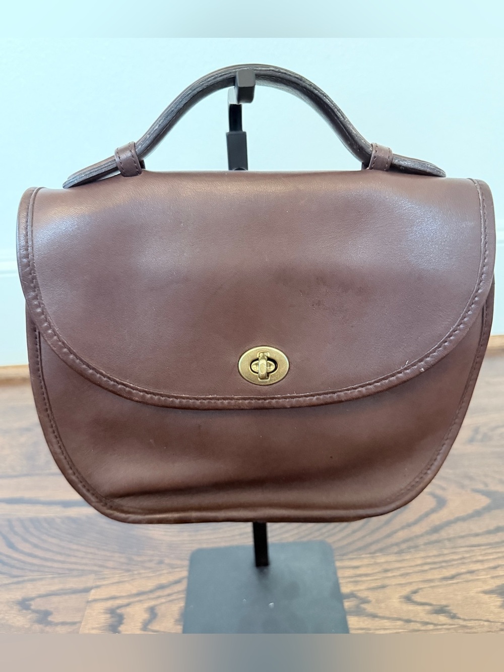 Vintage Coach 9865 Plaza Bag Large - Mahogany